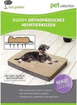 Sun Garden Buddy Orthopedisch Hondenkussen 72x50x8cm Antraciet 13 Sun Garden Buddy Orthopedisch Hondenkussen 72x50x8cm Antraciet -Honden Benodigdheden Verkoop 875x1200 4