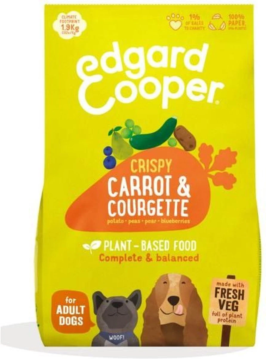 Edgard&Cooper Plantbased Adult Wortel&Courgette - Hondenvoer - 7 Kg 10 Edgard&Cooper Plantbased Adult Wortel&Courgette - Hondenvoer - 7 Kg - Afbeelding 8