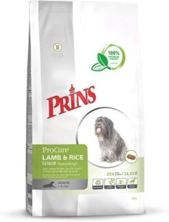 Prins Procare Hypoallergic Senior - Lam & Rijst - Hondenvoer - 15 Kg -Honden Benodigdheden Verkoop 916x1200