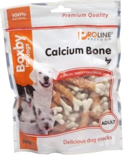 Proline Boxby Calcium Bone Hondensnack - 360 G -Honden Benodigdheden Verkoop 950x1200