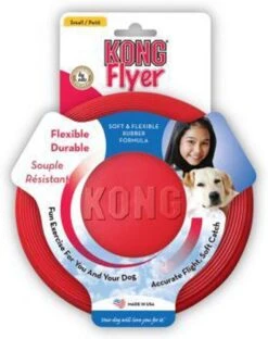 Kong Flyer Frisbee - Hondenspeelgoed - Rood - Ø25 Cm -Honden Benodigdheden Verkoop 951x1200