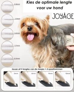 Joyage Professionele Hondentondeuse Voor Dikke Vacht – Honden Tondeuse & Hondentrimmer Tondeuse – Stille Tondeuse Katten & Honden Trimset Lang Haar – Trimmer Hond - Hondentondeuse Draadloos - Tondeuse Voor Honden - Tondeuse Hond Dikke Vacht -Honden Benodigdheden Verkoop 962x1200 2