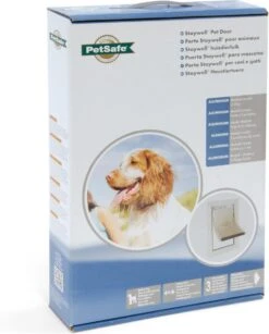 Staywell 620 Hondenluik - Aluminium - Wit -Honden Benodigdheden Verkoop 964x1200 4