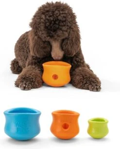 West Paw Toppl Zogoflex - Uitdagend En Sterk Speelgoed Voor Honden - Slowfeeder - Vulbaar Met Voer Of Snacks - Kleur: Groen, Maat: Large -Honden Benodigdheden Verkoop 966x1200 4