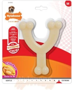 Nylabone Extreme Kauwbot Vorkbeen - Voor De Krachtigste Kauwers - Bizon Of Kipsmaak - S/M/L - Smaak: Bizon, Maat: Large -Honden Benodigdheden Verkoop 969x1200 5