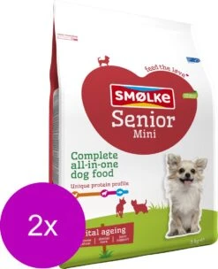 Smolke Senior Mini - Hondenvoer - 2 X 3 Kg -Honden Benodigdheden Verkoop 976x1200