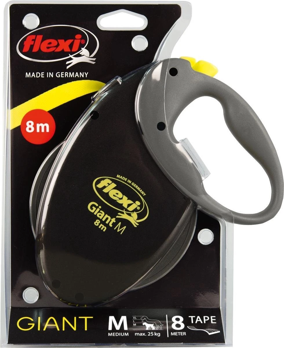 Flexi Giant Tape - Hondenriem - Zwart - M - 8 M - (<8 Kg) 12 Flexi Giant Tape - Hondenriem - Zwart - M - 8 M - (<8 Kg) - Afbeelding 10