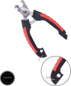 ElegaPet Professionele Nagelknipper Hond L - Rood Zwart - Dier - Nageltang Met Veiligheidsstop Nagelschaar -Honden Benodigdheden Verkoop 989x1200