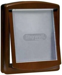 Petsafe 757 Hondenluik - Medium - Zilver/Tranparant -Honden Benodigdheden Verkoop 990x1200 1