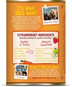 Edgard & Cooper Kip & Kalkoen Blik - Voor Volwassen Honden - Hondenvoer - 12 X 400g 15 Edgard & Cooper Kip & Kalkoen Blik - Voor Volwassen Honden - Hondenvoer - 12 X 400g -Honden Benodigdheden Verkoop 996x1200 2