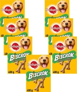 Pedigree Biscrok Gravy Bones Hondensnacks - 7 X 400 Gr -Honden Benodigdheden Verkoop 999x1200